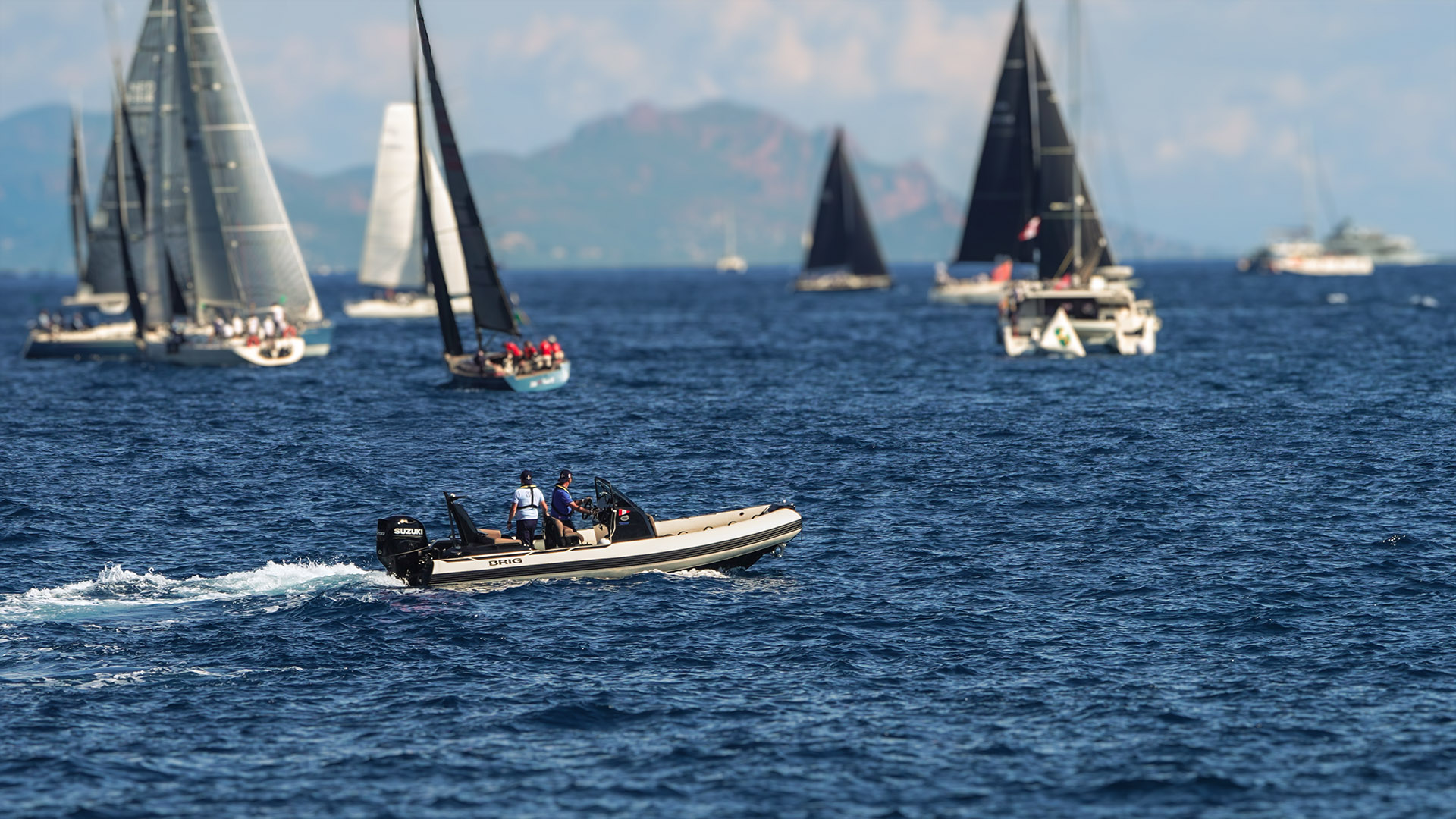 BRIG Eagle 6.7 at the Le Voiles de Saint Tropez Regatta
