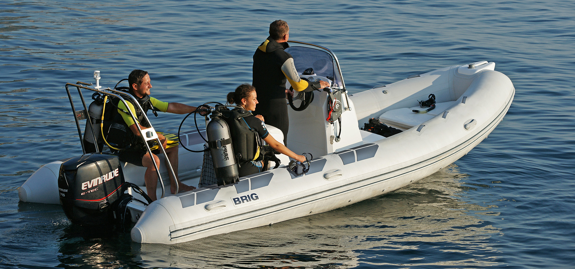 Lifestyle Scuba diving Crimea Brig Evinrude RIB Rigid inflatable